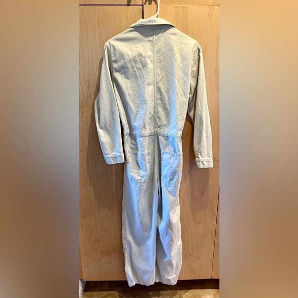 overlover twill milk jumpsuit size M overalls one piece - Picture 9 of 11